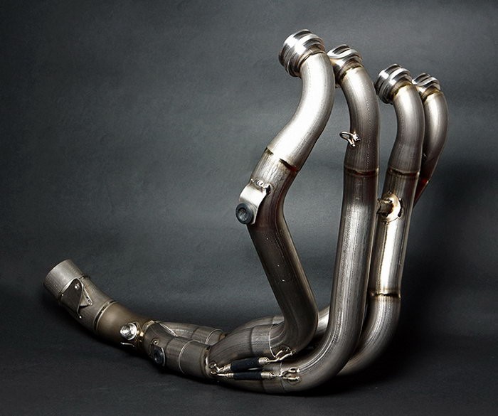 Bodis（ボディス）Exhaust pipes complete Without Homologation (No Catalyzer) フル チタニウム for F4 (10-) | MF4-014