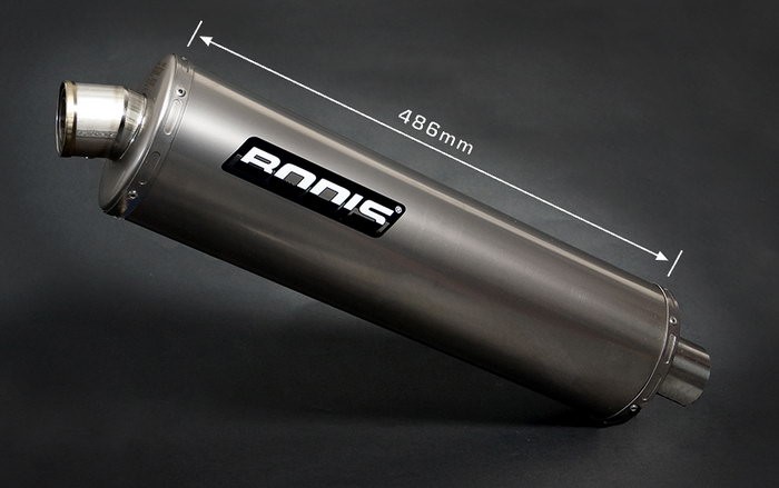 Bodis OVAL 1OK, Slip-On, Titan for SUZUKI Bandit GSF600 1994-2003 | SGSF600-002 - Webike Thailand