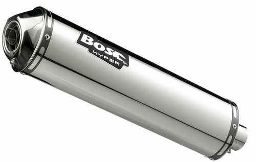 BOS OVAL 110S SLIP/ON EG, STAINLESS STEEL POLISHED | 1310579S - Webike Thailand