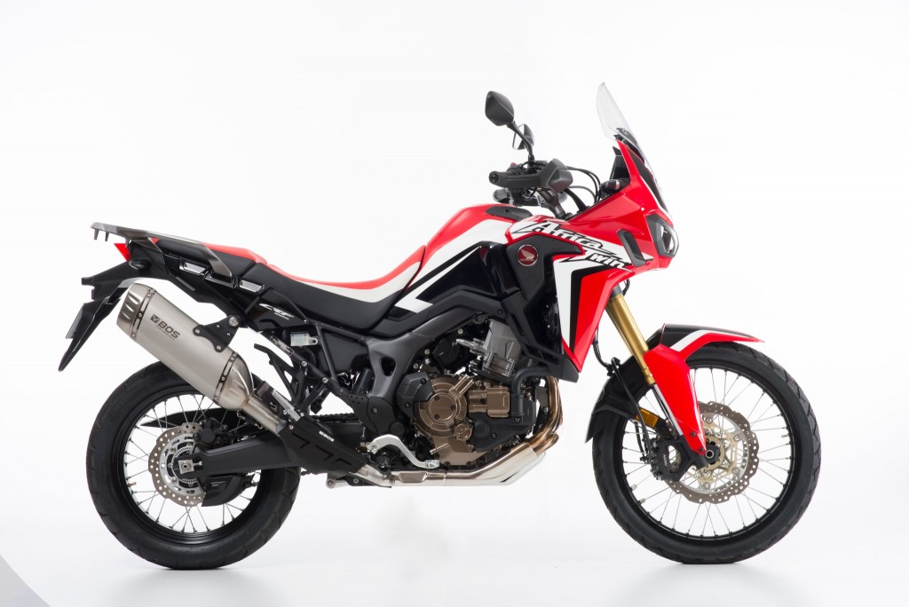BOS DESERT FOX SLIP/ON EG EURO 4, STAINLESS STEEL MATT | 1640210SM - Webike Thailand