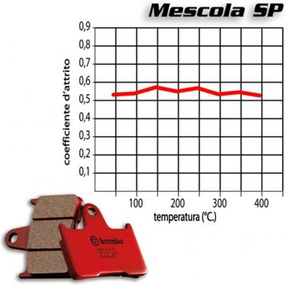 [brembo] Brembo REAR BRAKE PAD SET BMW M 1000 RR 2020-2022 | 07KS06SP