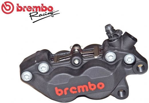 Brembo FRONT RIGHT BRAKE CALIPER BLACK TITANIUM WITH RED LOGO P4-40C | 20516588 - Webike Thailand