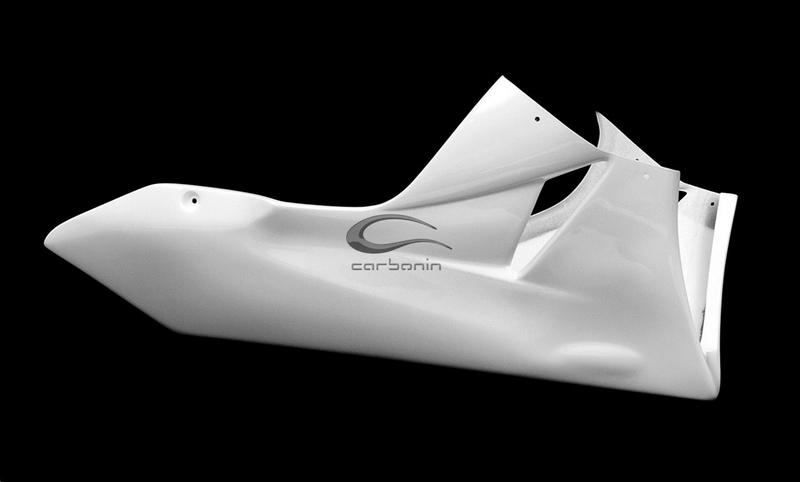 Carbonin Lower Fairing For Kawasaki ZX-6R | K15220AF - Webike Thailand