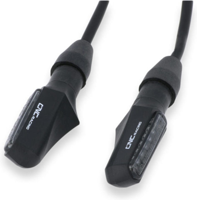 CNC Racing Turn indicator Task + front position light Led, Black | ID018B - Webike Thailand