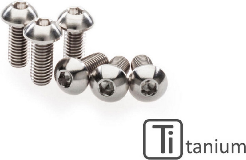 CNC Racing Screws set front brake disc M8x20 6 pcs - Titanium, Titanium | KV375X - Webike Thailand