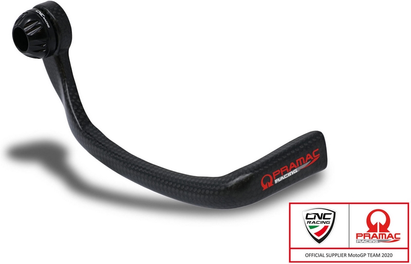 CNC Racing Brake-Guard Carbon Race - Protection front brake lever matt carbon Pramac Racing Limited Edition, Black | PL150YBPR - Webike Thailand