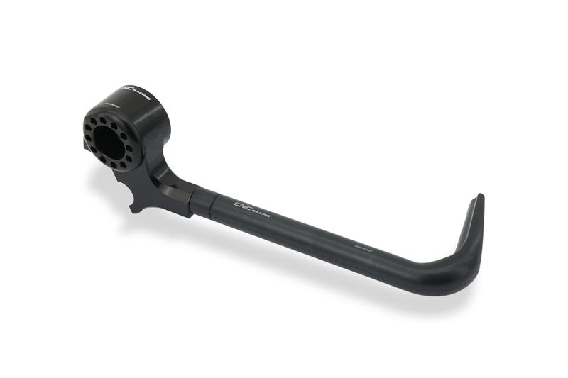 Lever-Guard Street - Protection front brake lever with bar-end mirror housing, Black - Webike Thailand