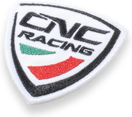 CNC Racing Embroidered patch, White | Patch - Webike Thailand