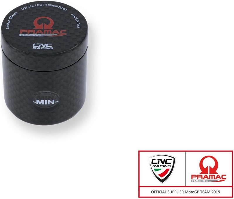CNC Racing Fluid reservoir rear brake / clutch 12 ml Pramac Racing Limited Edition - Carbon, Glossy Carbon | SE800KPR - Webike Thailand