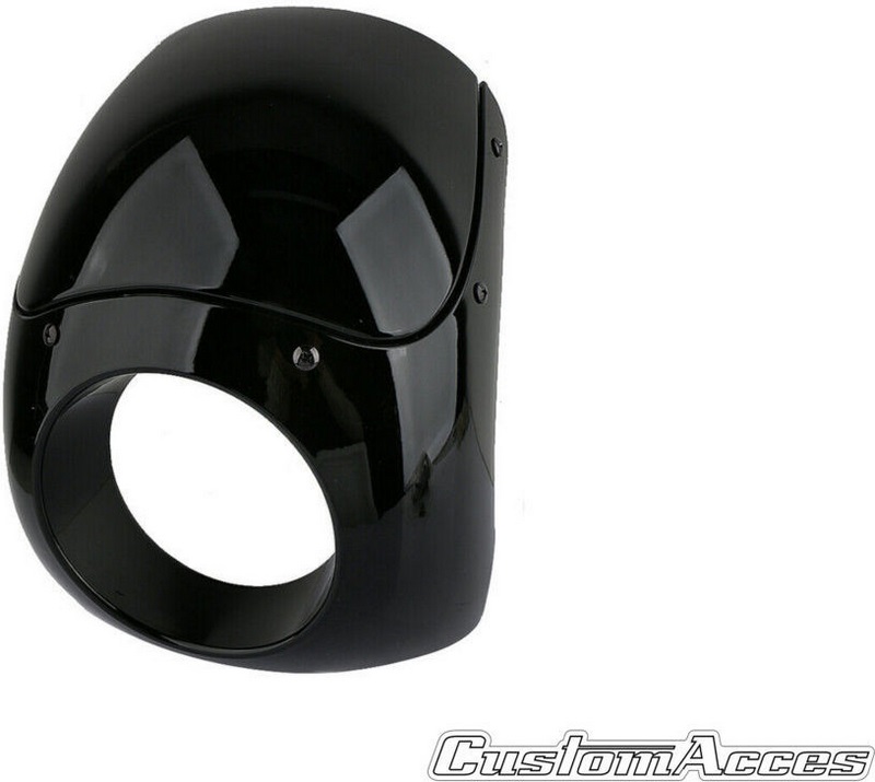 Custom Acces SEMI FAIRING BURNOUT MODEL C/BLACK | CUP006N - Webike Thailand