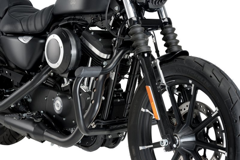 Custom Acces Engine Guards Mustache Model, Black | DGG001N - Webike Thailand