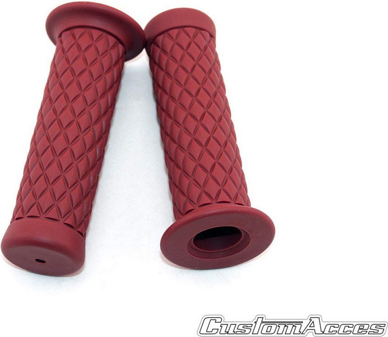 Custom Acces Fast Line Grips, Red | PE0010R - Webike Thailand