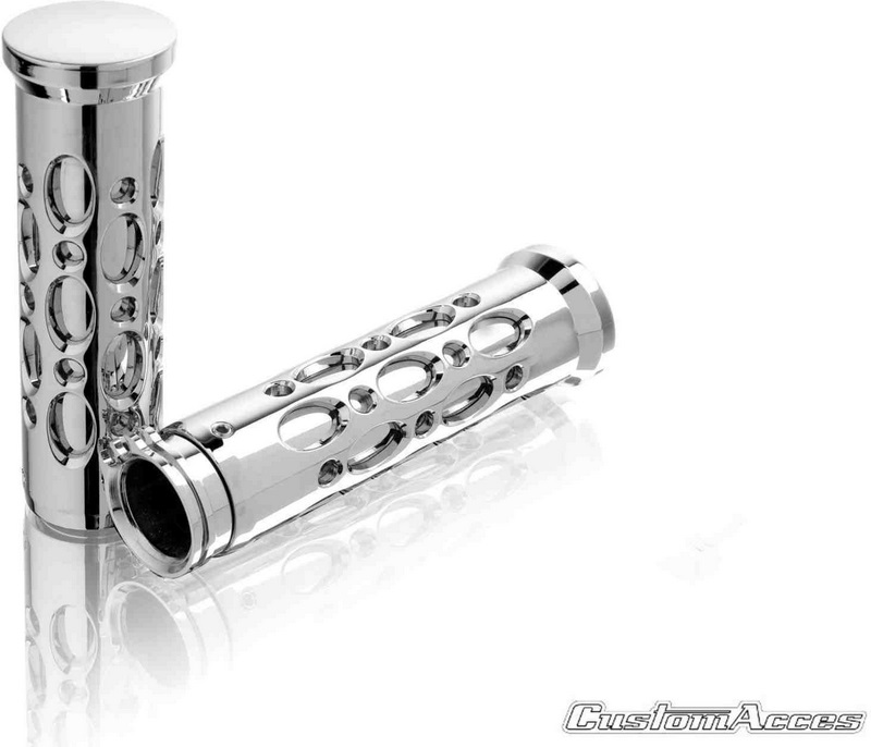 Custom Acces Grips Set Model Raptor, Inox | PO0006J - Webike Thailand