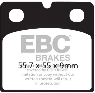EBC-Brakes USA Made Double-H Series Sintered Brake Pads to fit Front Left - Webike Thailand