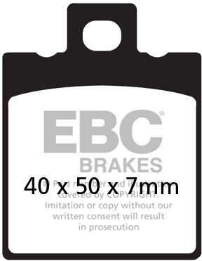 EBC-Brakes R Series Heavy Duty Sintered Brake Pads to fit Front Left - Webike Thailand