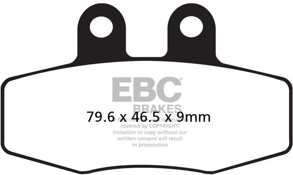 EBC-Brakes R Series Heavy Duty Sintered Brake Pads to fit Front Left - Webike Thailand