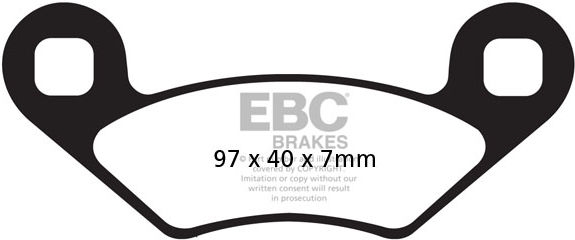 EBC-Brakes R Series Heavy Duty Sintered Brake Pads to fit Front Left - Webike Thailand