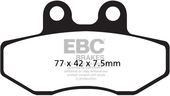 EBC-Brakes USA Made Double-H Series Sintered Brake Pads to fit Front Left - Webike Thailand