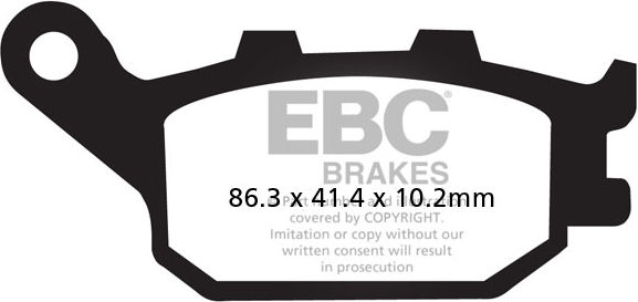 EBC-Brakes USA Made Double-H Series Sintered Brake Pads to fit Rear Left - Webike Thailand