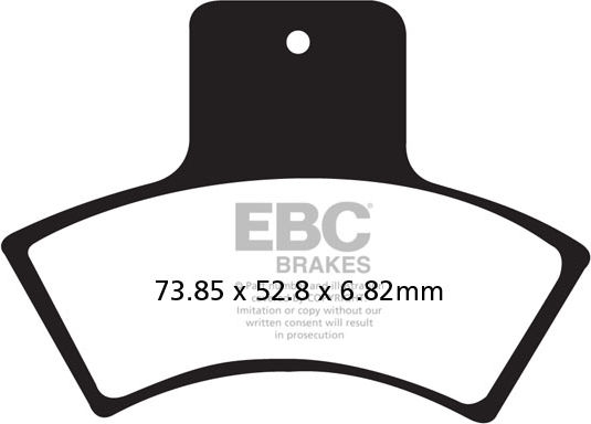 EBC-Brakes R Series Heavy Duty Sintered Brake Pads to fit Rear Left - Webike Thailand