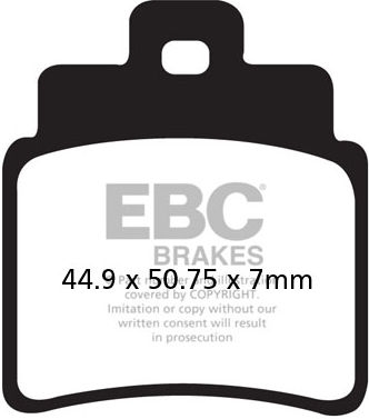 EBC-Brakes R Series Heavy Duty Sintered Brake Pads to fit Rear Left - Webike Thailand