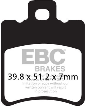 EBC-Brakes SFAHH Sintered Scooter Series Pads to fit Front Left - Webike Thailand
