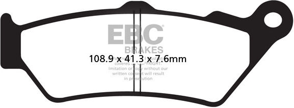 EBC-Brakes SFA Series Scooter Organic Pads to fit Front Left - Webike Thailand