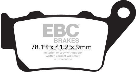 EBC-Brakes SFAHH Sintered Scooter Series Pads to fit Rear Right - Webike Thailand