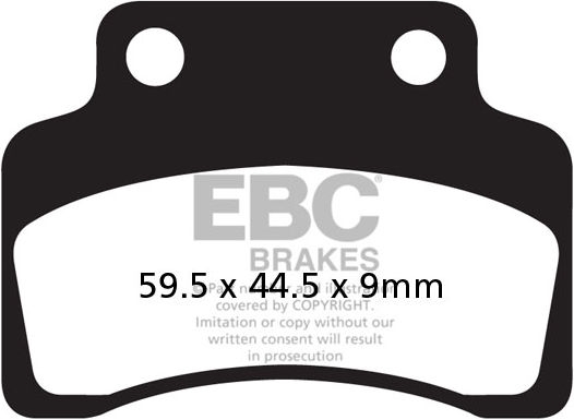 EBC-Brakes SFA Series Scooter Organic Pads to fit Front Left - Webike Thailand