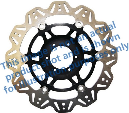 EBC-Brakes Vee-Series Sport Bike Disc Black Hub to fit Front Left - Webike Thailand