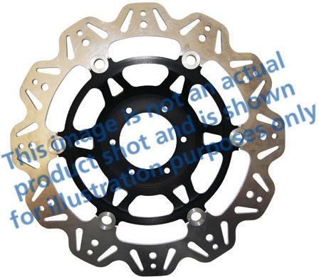 EBC-Brakes Vee-Series Sport Bike Disc Black Hub to fit Front Left - Webike Thailand