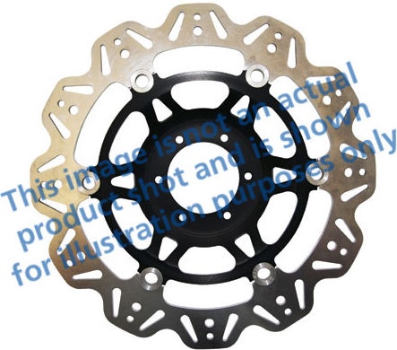 EBC-Brakes Vee-Series Sport Bike Disc Black Hub to fit Front Left - Webike Thailand