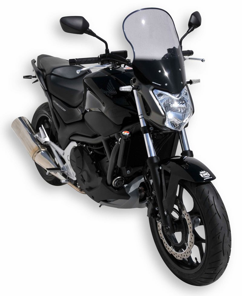 Ermax high protection windshield + 20 cm total height 46 cm  ermax for nc 700 s 2012/2013 clear  | 010101128 - Webike Thailand