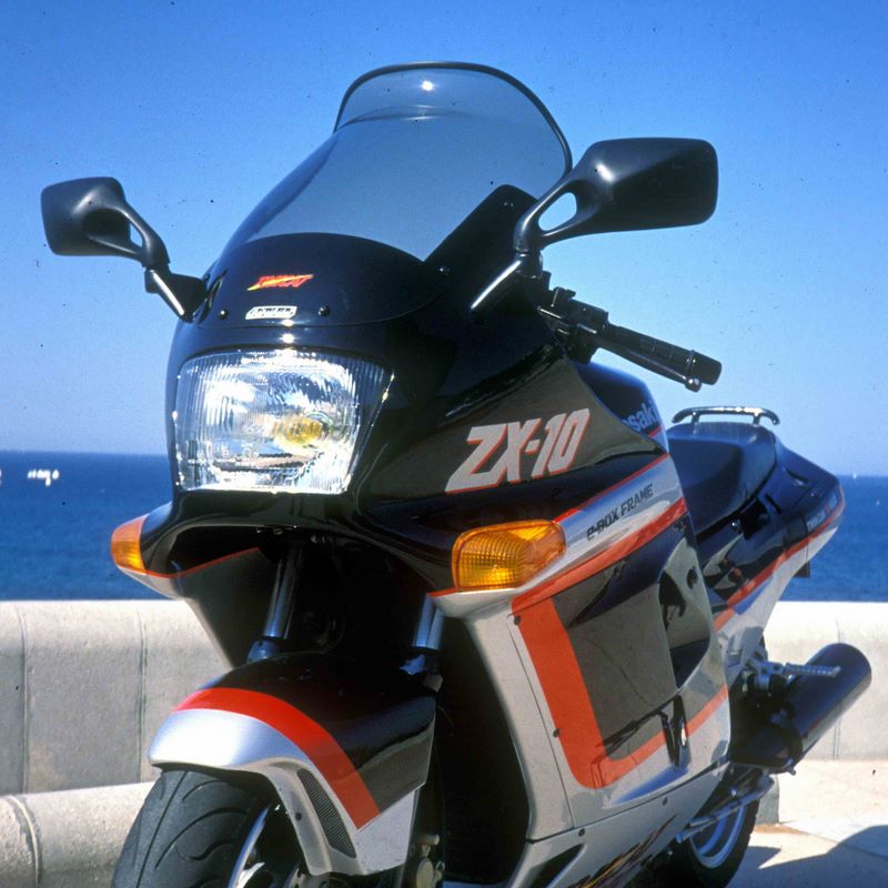 Ermax high protection screen ermax for ZX 10 TOMCAT sky blue  | 010300012 - Webike Thailand