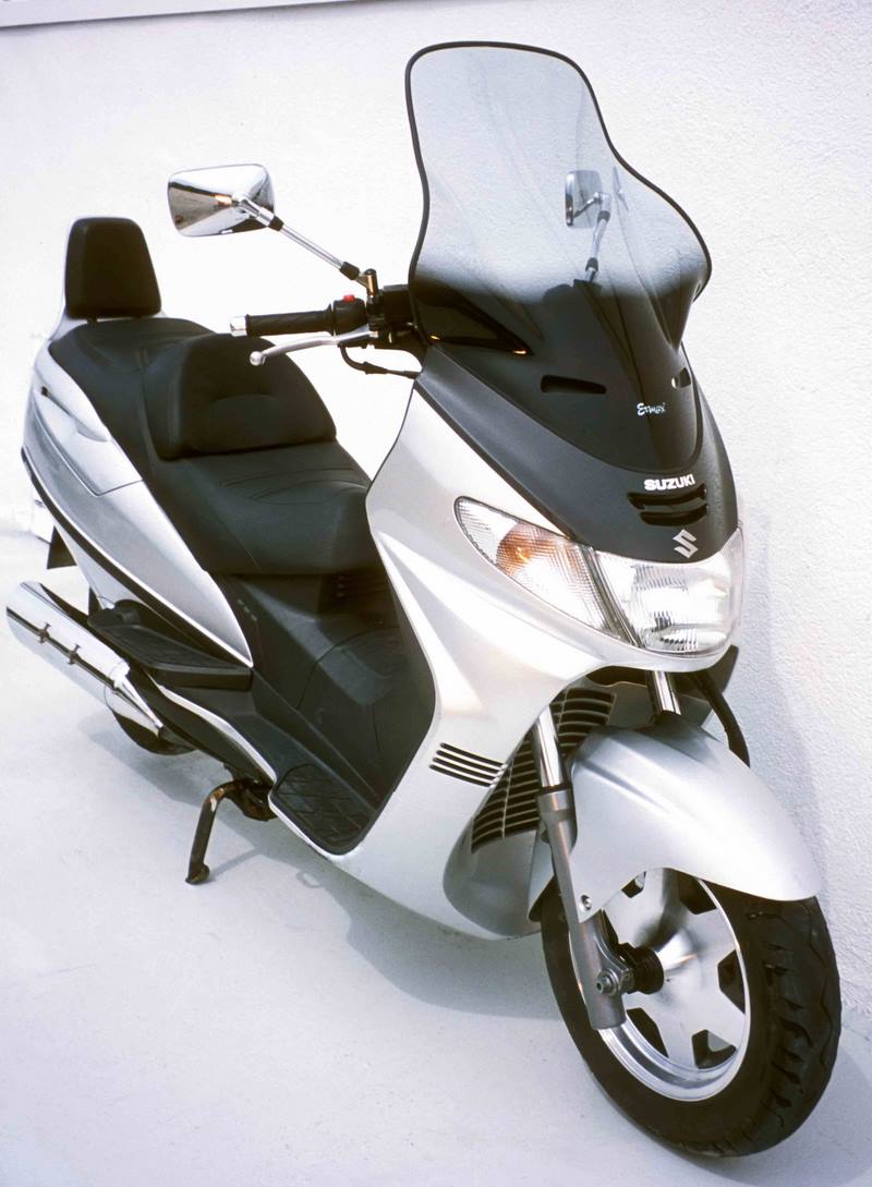 Ermax high protection windshield 10cm +  ermax for BURGMAN AN 250/400 1998-2002 clear  | 010401035 - Webike Thailand