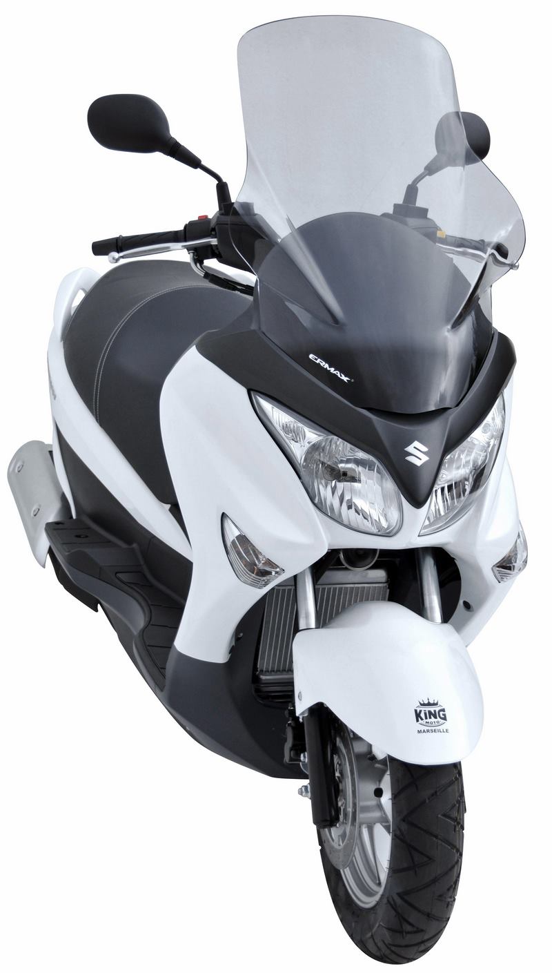 Ermax high protection windshield 70cm  ermax for BURGMAN uh 125 2007-2019 clear  | 010401084 - Webike Thailand