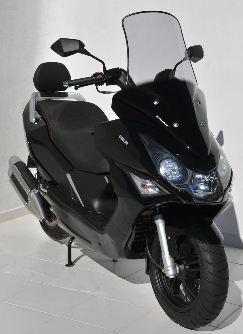 Ermax high protection windshield 10cm + soit 79cm  ermax for 125 S3 and s 300 2011-2019 clear  | 014001006 - Webike Thailand