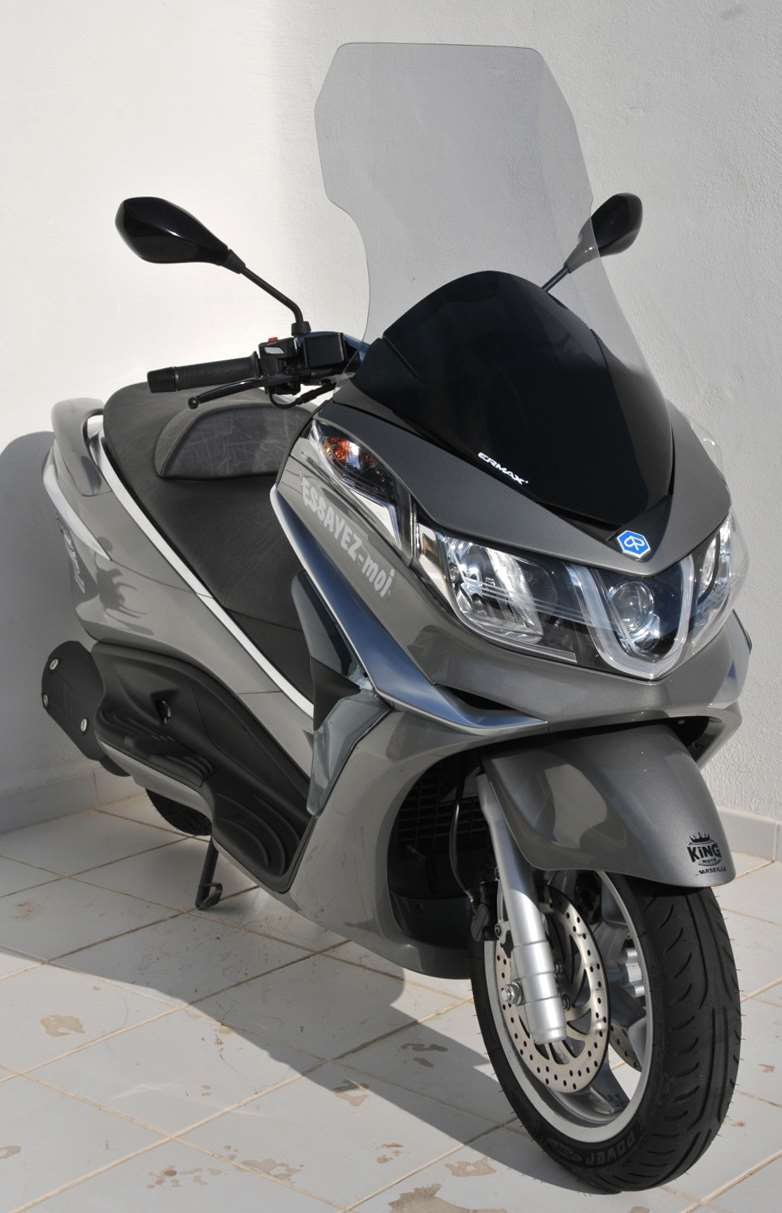Ermax scooter windshield ermax high protection 81 cm  for X10 125 ie / 350 ie / 500 executive and sport 2012/2017 clear  | 015301014 - Webike Thailand