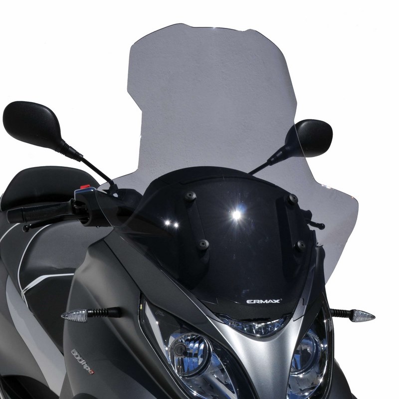 Ermax high protection windshield 70 cm + protections of hands  ermax for MP3 350 and 500 HPE Sport-Business  2018-2019 clear  | 0153P15-01 - Webike Thailand
