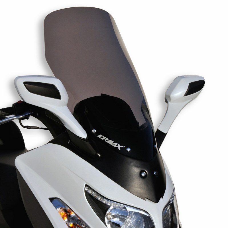Ermax scooter windshield ermax high protection 10cm + 64 cm  with support + fixations for GTS EVO 125/300 09/12 & 250 2012 clear  | 018801007 - Webike Thailand