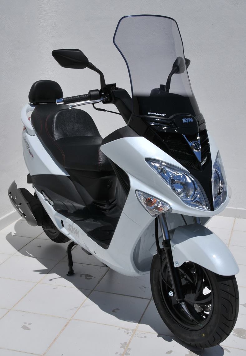 Ermax scooter windshield ermax high protection + 5cm total height 55 cm  for joyride 125 / 200 i 2010/2016 clear  | 018801010 - Webike Thailand