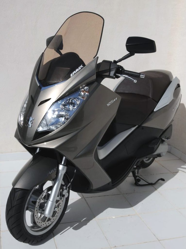 Ermax scooter windshield ermax original size 61 cm for SATELIS 125/250/400/500 2006/2011 clear  | 021101001 - Webike Thailand