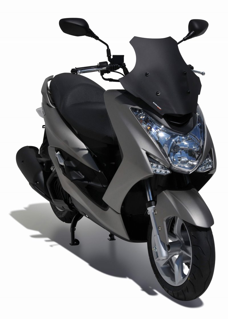 Ermax scooter windshield ermax sport 48cm for MAJESTY S 125 + fitting kit S  2014/2017 clear  | 030201122 - Webike Thailand