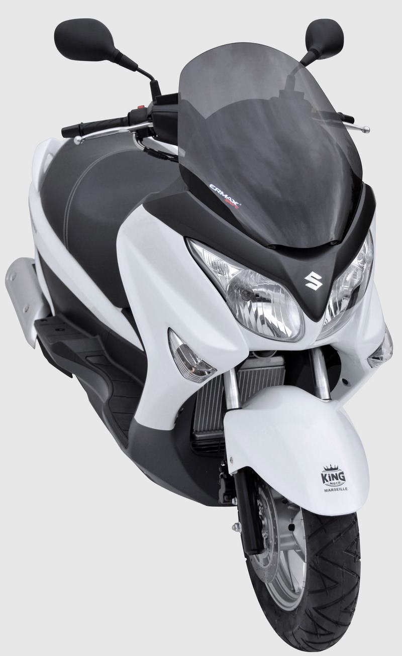Ermax windshield sport 54cm  ermax for BURGMAN uh 125 2007-2019 clear  | 030401084 - Webike Thailand