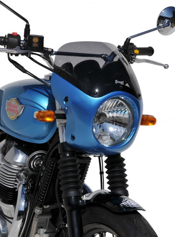 ERMAX Tete De Fourche Cafe Racerfor 650 Interceptor 2018-2022, Glossy Black 2018/2022 - Webike Thailand