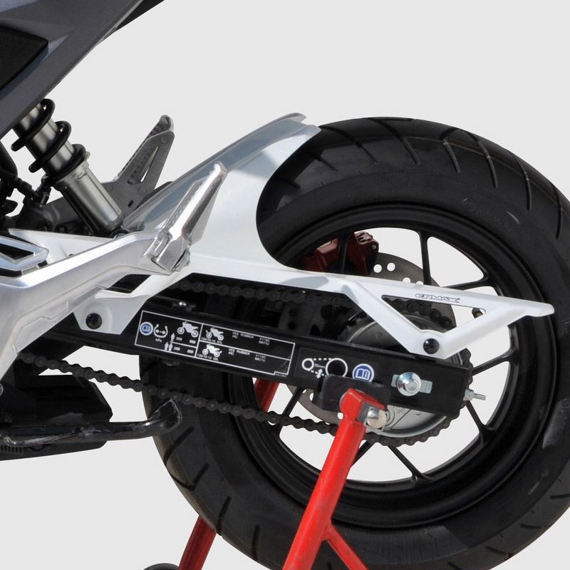 Ermax hugger arriere with hidden chaĂ®ne  ermax for MSX 125 2016-2019, unpainted 2016/2019  | 730100160 - Webike Thailand