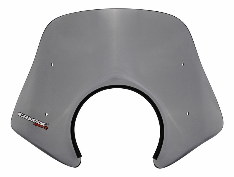 Ermax piccolo windshield  30cm cutting round  clear  | PC0501001 - Webike Thailand