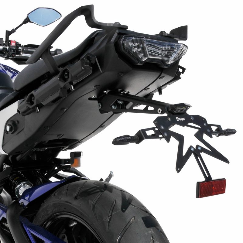 Ermax sup10 lisence plate holder aluminium black arm ermax for MT 09FZ 9  Tracer 2015-2017  | SUP218125 - Webike Thailand