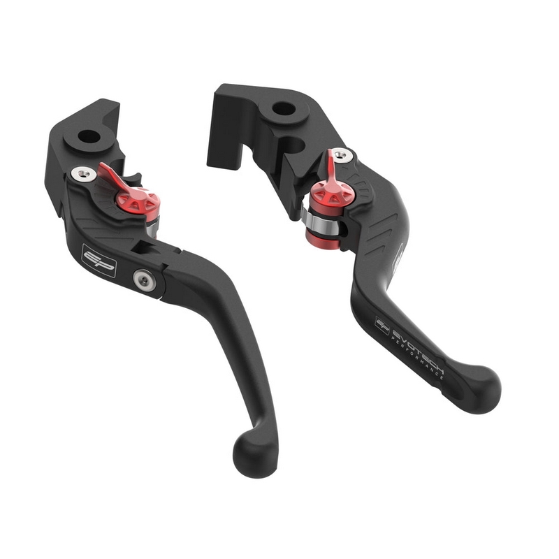 Evotech Performance Evo Folding Clutch and Short Brake Lever set | PRN002407-002970 - Webike Thailand