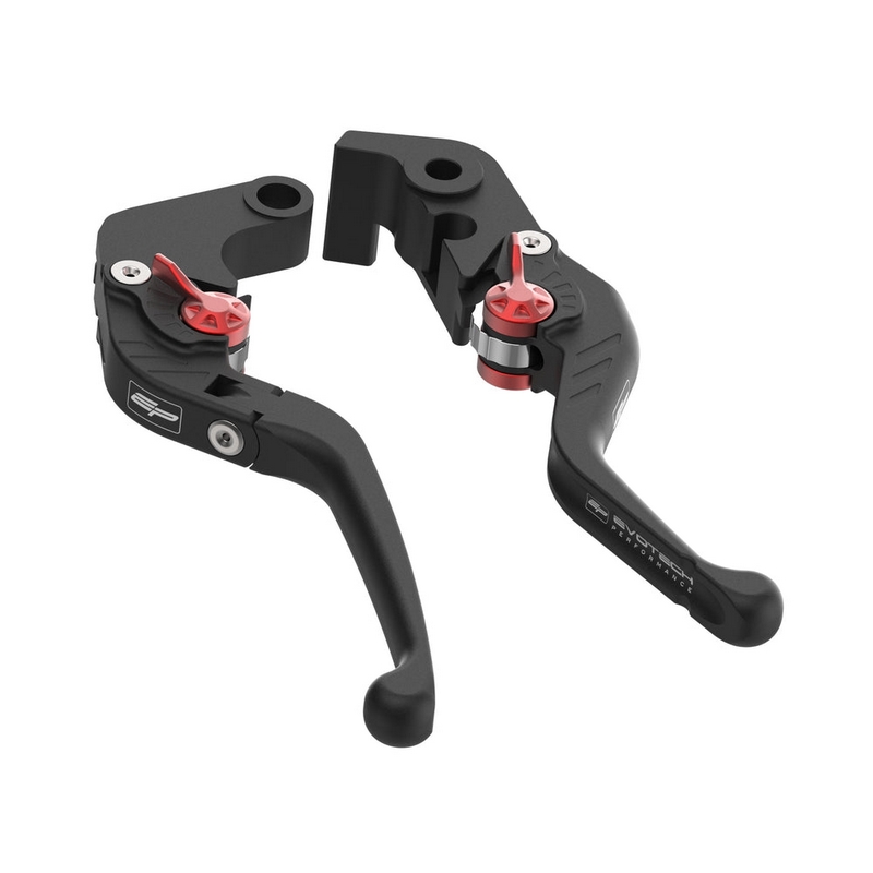 Evotech Performance Evo Folding Clutch and Short Brake Lever Set | PRN002446-004289 - Webike Thailand
